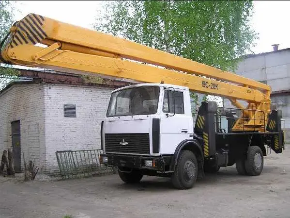 Аренда автовышки МАЗ ВС 28 К