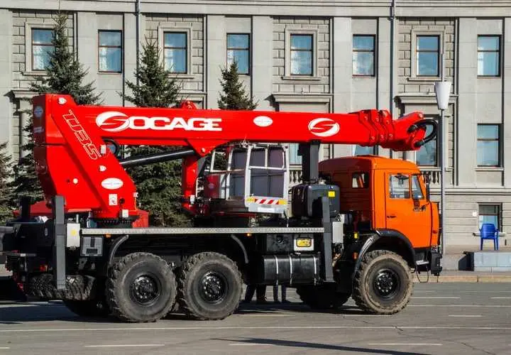 Аренда автовышки вездехода Socage TJ35