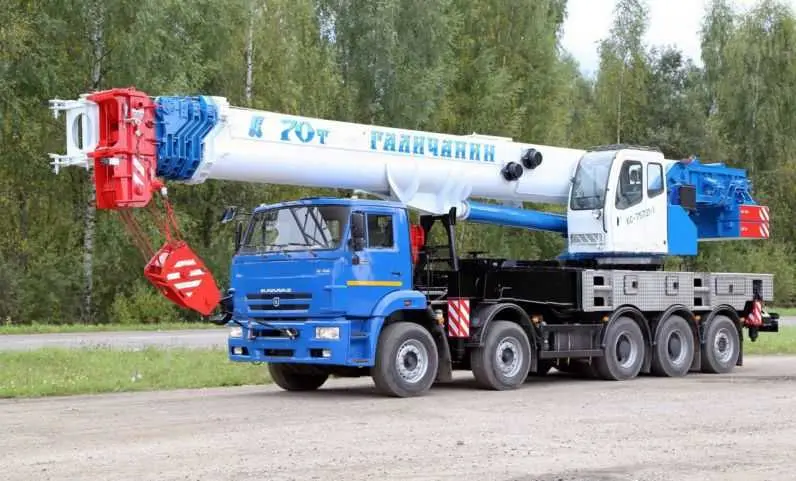 Аренда автокрана Камаз Галичанин КС-75721-1