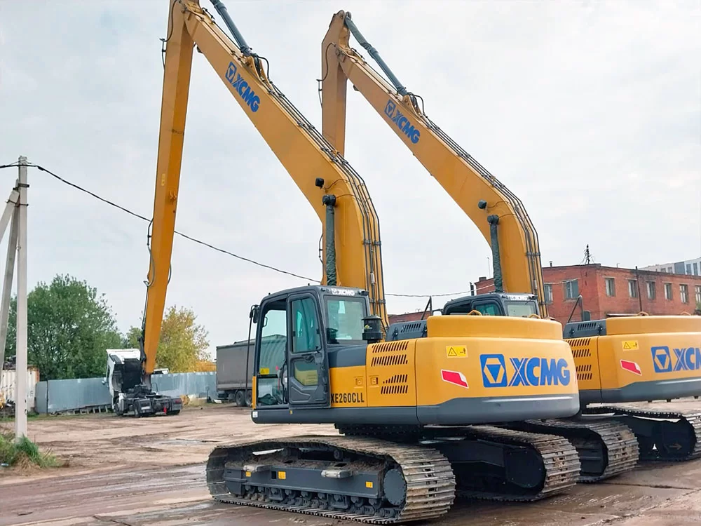 Аренда гусеничного длиннорукого экскаватора XCMG XE260CLL