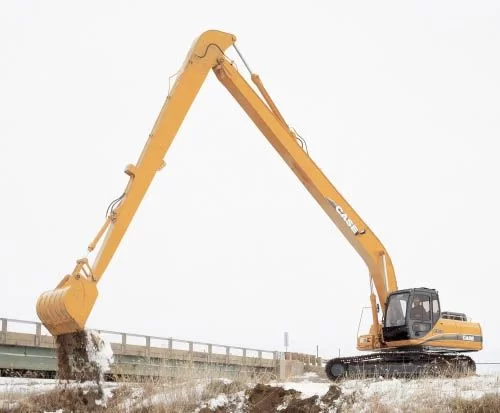 Аренда экскаватора с длинной стрелой CASE CX240 Long Reach