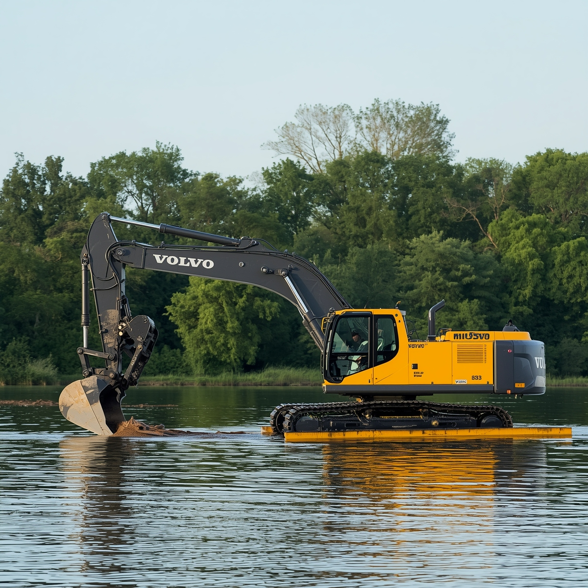 Аренда экскаватора-амфибии Volvo EC140BLC EIK