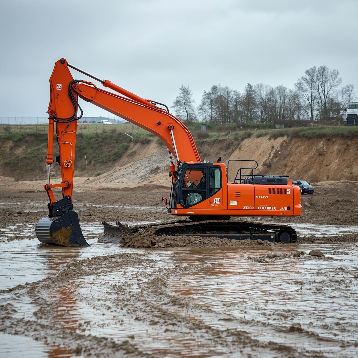 Аренда гидравлического экскаватора-амфибии Doosan DX225LCA-SLR